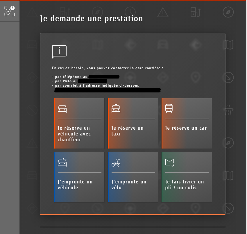 Page d'accueil responsive avec cartes adaptées
