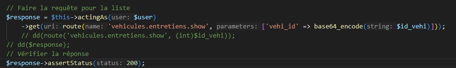 Correction de l'id non reconnu